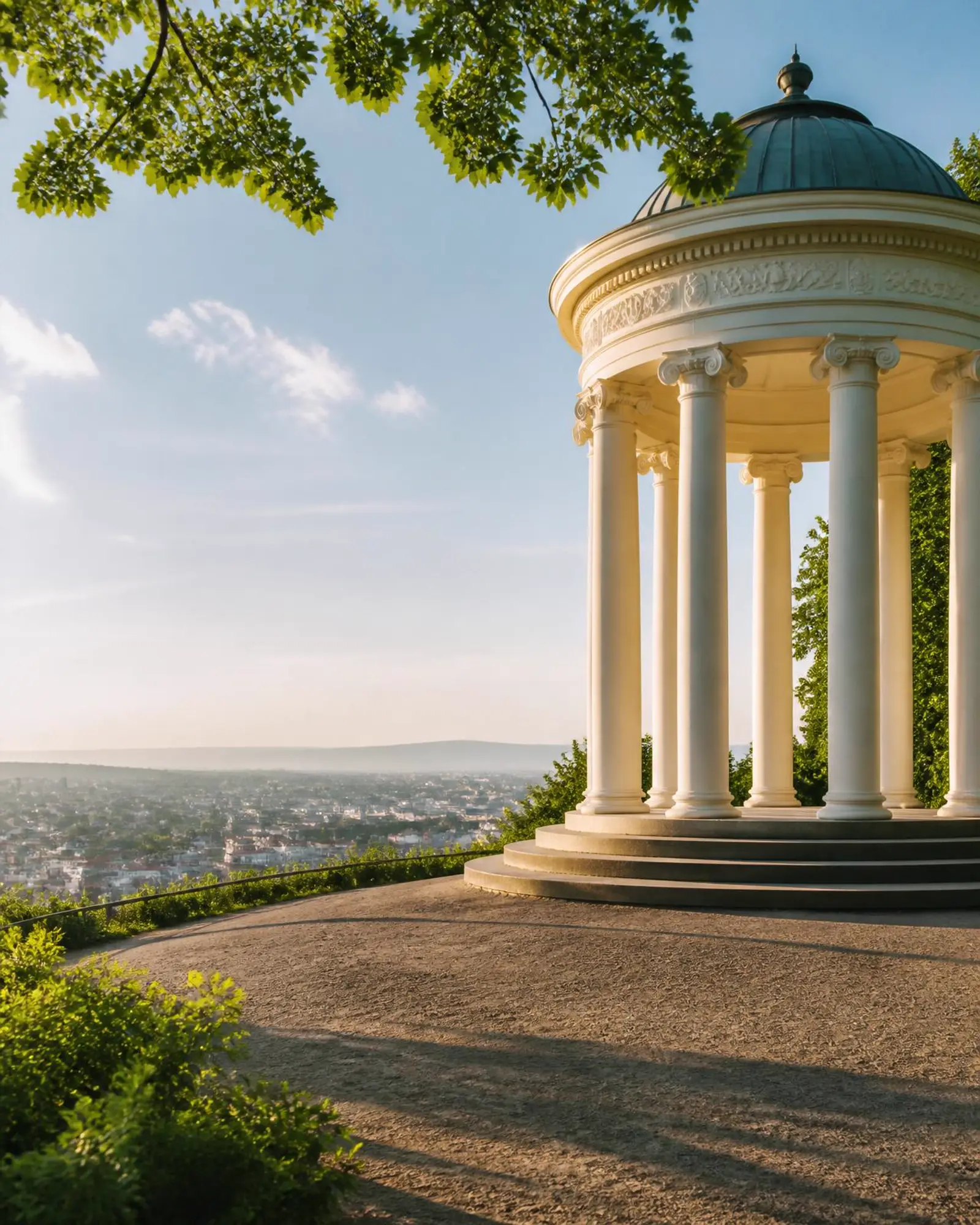 Nerobergtempel über Wiesbaden